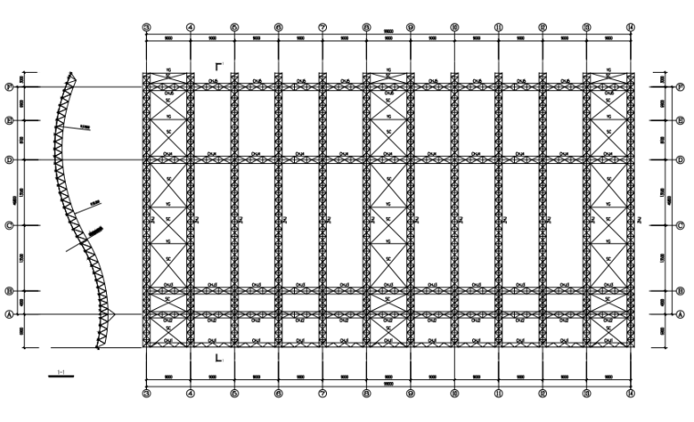 候车大厅屋盖资料下载-客运中心管桁架的结构设计论文