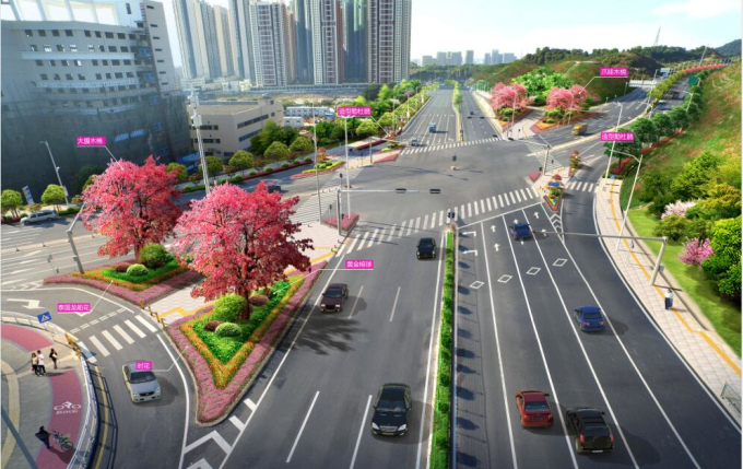 道路环境整治工程设计方案资料下载-[广东]花海大道环境整治工程设计