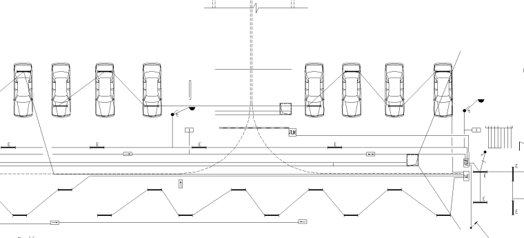 机械式立体停车库技术规范资料下载-某沿街商住楼（带地下车库和柴油发电机房）电气施工图