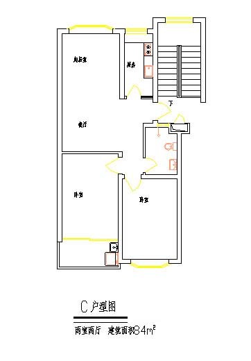 100个住宅经典户型平面图