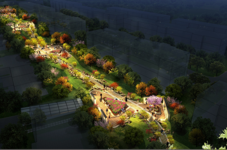 小区植物景观规划设计资料下载-[北京]宜山居别墅景观规划设计方案文本（成熟，生态）