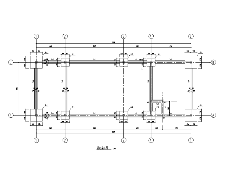 水泵房结构设计图资料下载-[重庆]框架结构门卫及水泵房施工图（建筑结构，2015）