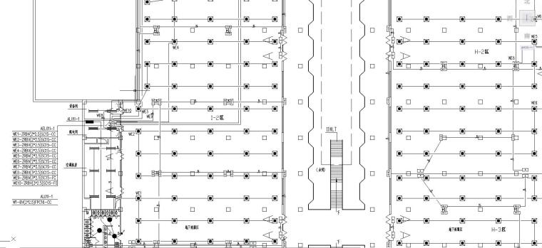 商场弱电智能化电气施工图资料下载-17万平大型商场电气施工图