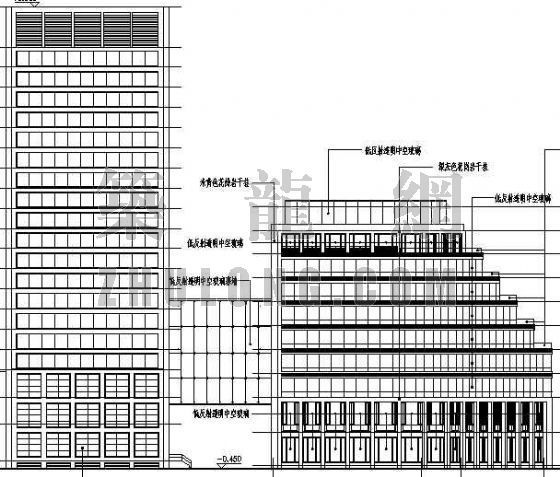 上海市建筑工程施工图设计资料下载-上海市某议事中心建筑施工图