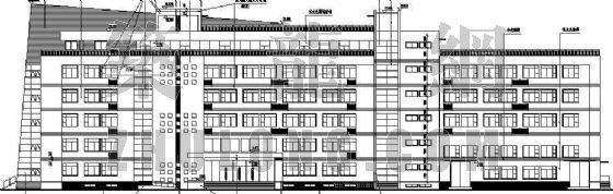 实训楼CAD图资料下载-某电校实训楼建筑施工图