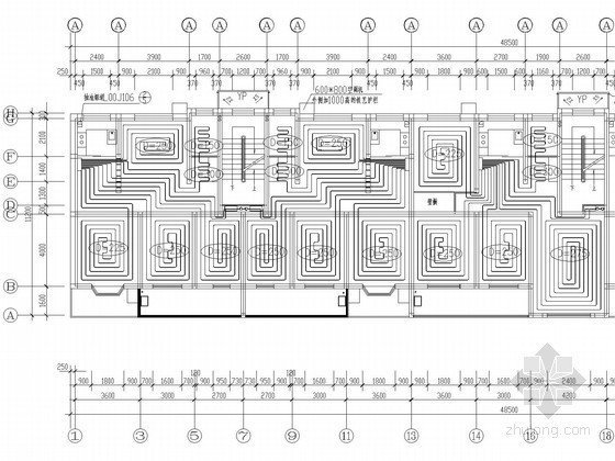 地面辐射采暖设计说明资料下载-多层住宅楼辐射采暖设计施工图纸