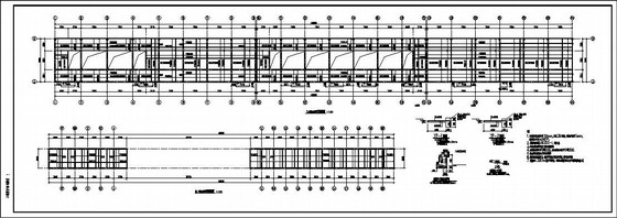 混凝土地沟cad图资料下载-混凝土排架结构单层厂房结构全套施工图