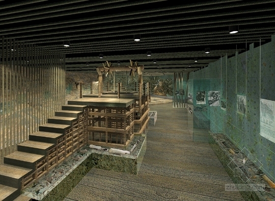 [湖北]国家重点文物保护单位矿冶主题博物馆（含实景图） 3号展厅效果图