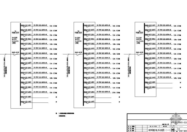 公园建筑强电图纸资料下载-某厂房强电施工图纸