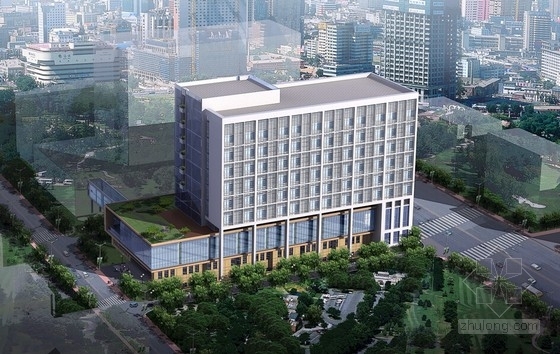 东大医学中心住院资料下载-[上海]现代风格小儿外科临床医学中心建筑设计方案文本