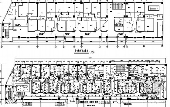 公园建筑强电图纸资料下载-某茶庄装修工程强电图纸