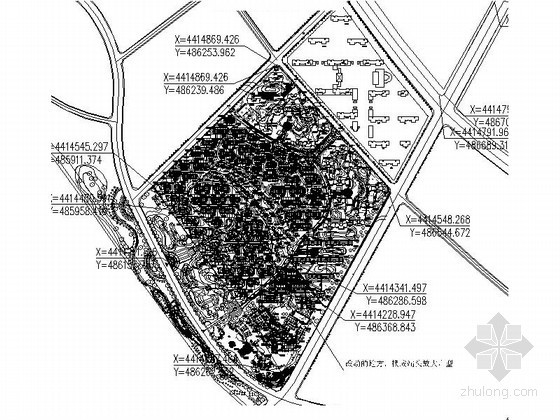 350独栋别墅资料下载-某350亩高档别墅区整体规划方案图