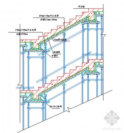 楼房模板专项施工方案资料下载-内蒙古某商业楼模板施工方案（附计算）