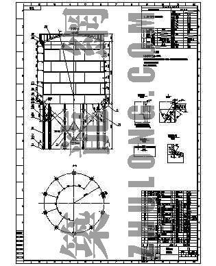 料仓钢结构方案图纸资料下载-圆形料仓图纸