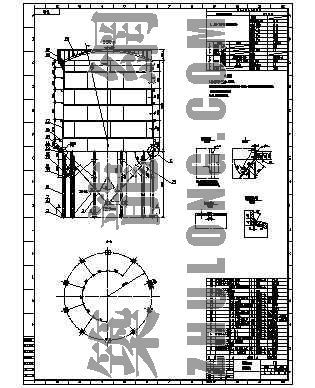 圆形料仓图纸