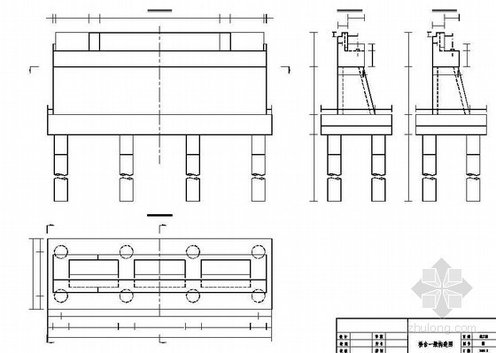 市政拱桥下部资料下载-系杆拱桥下部桥台一般构造节点详图设计