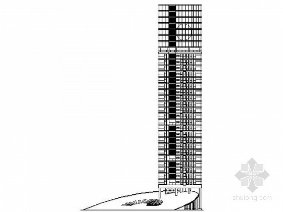 2层住宅户型资料下载-[上海]某花园小区三十二层住宅建筑方案图（6号楼）