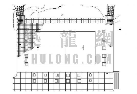 球场看台做法资料下载-蓝球场看台施工图