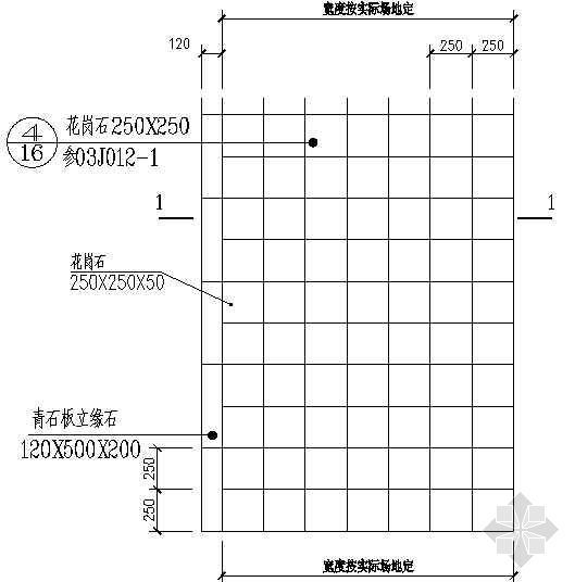 广场cad铺装详图资料下载-广场铺装五详图