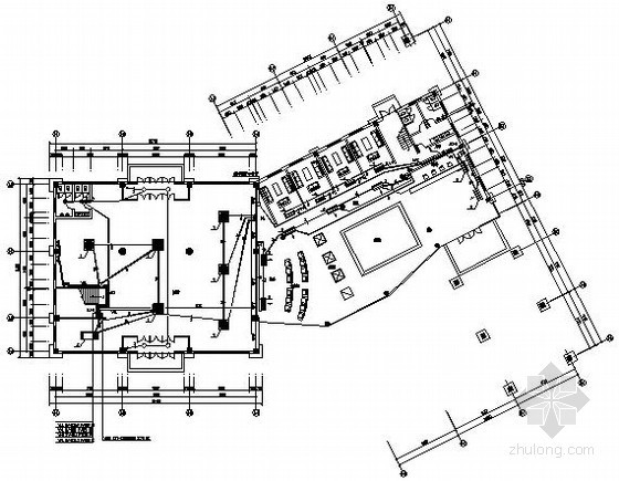 房地产售楼部建筑施工图资料下载-房地产售楼部电气施工图纸