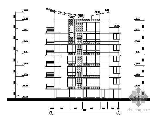 杭州清水湾某住宅3号楼建筑方案图-2