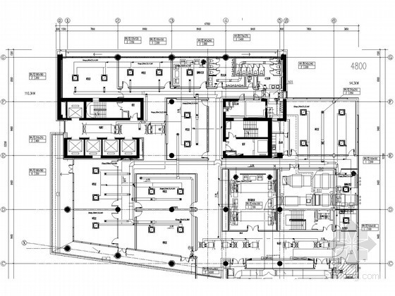 某三层报告厅资料下载-[上海]甲级办公大楼空调通风设计施工图