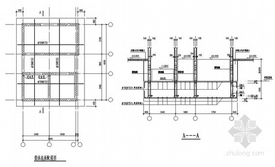混凝土底板配筋图资料下载-筒体结构底板配筋详图