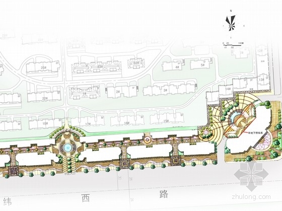 商业街广场景观设计方案资料下载-[江苏]滨海商业街景观设计规划