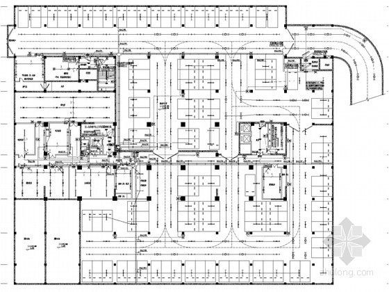 建筑竣工平面图资料下载-[安徽]82米高层公共建筑强弱电竣工图（加压送风机 排污水泵）