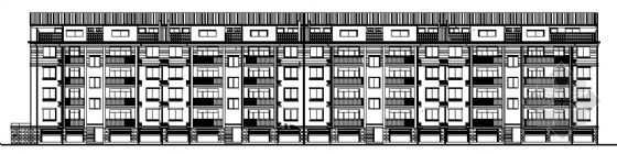 11层住宅平立剖面图资料下载-多层住宅楼平立剖面图