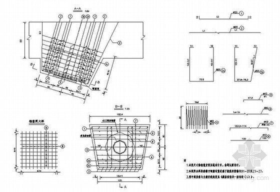 斜拉索构造资料下载-674m全漂浮体系斜拉桥主桥斜拉索锚块普通钢筋构造节点详图设计