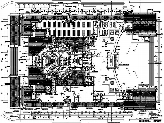 [安徽]大学图书馆建筑设计方案文本(优秀建筑工程设计 含CAD 知名设计院)-大学图书馆建筑设计方案总平面图