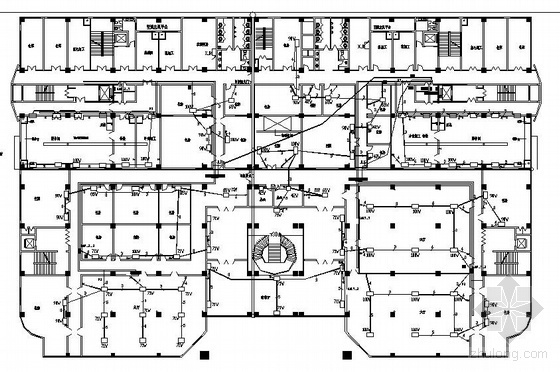 五星级酒店水电设计图资料下载-五星级酒店电气设计图