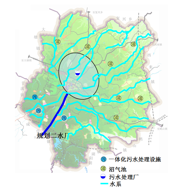 [四川]红色文化基地传统民居城镇规划景观方案文本-给排水工程规划