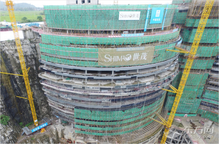 上海深坑施工方案资料下载-被誉为世界建筑奇迹，上海“深坑酒店”露真容