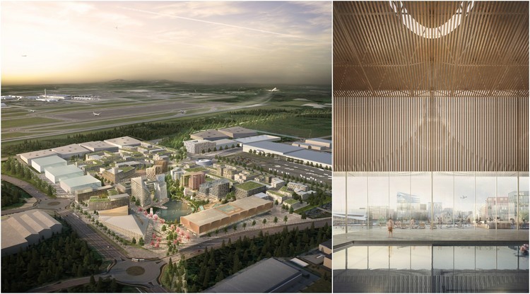 公交场站综合体资料下载-空港城市计划“可再生能源供能的经济体”