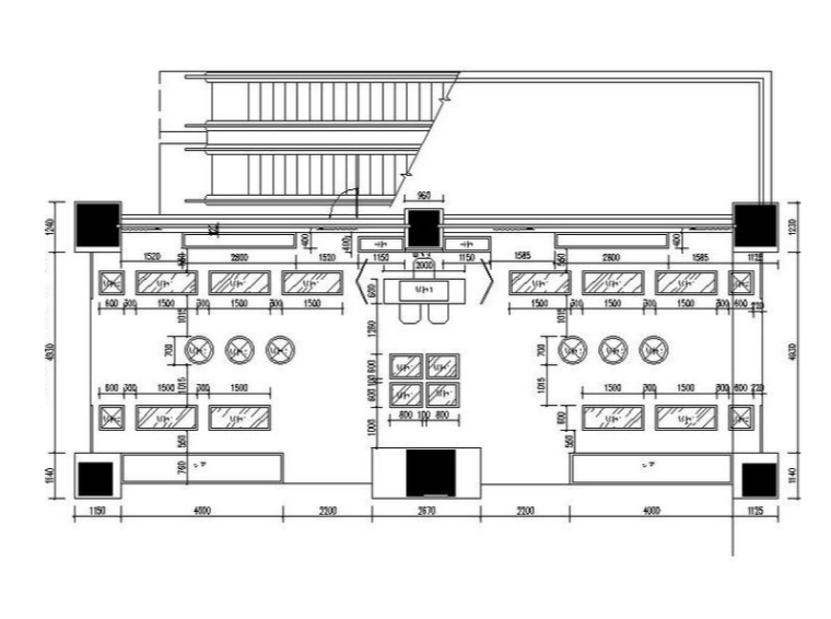 展厅CAD施工图纸资料下载-[成都]时尚珠宝展厅设计施工图（含效果图）