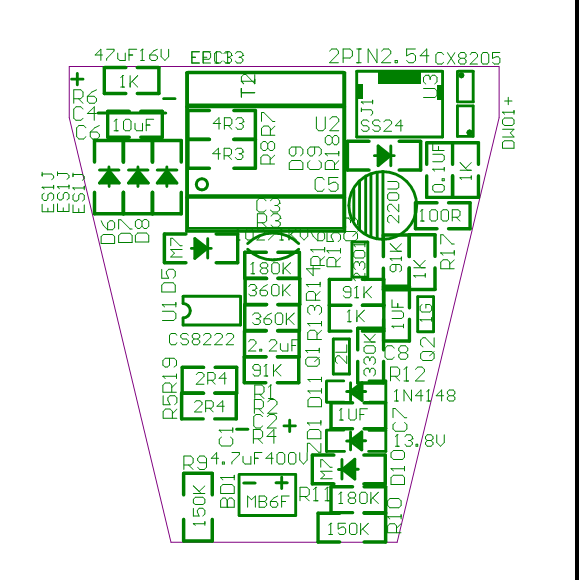 LED应急日光灯资料下载-应急灯设计LED球泡灯内置方案BP9022A