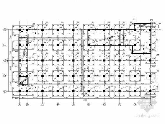 九层建筑结构施工图资料下载-九层框架结构办公楼结构施工图（中国著名品牌公司）