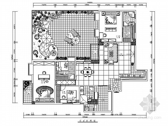 室内设计住宅两室一厅资料下载-[广州]欧式风格三室两厅室内设计施工图