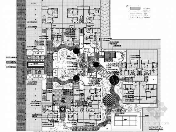 小区中心花园鸟瞰资料下载-[广东]某小区中心花园景观工程施工套图