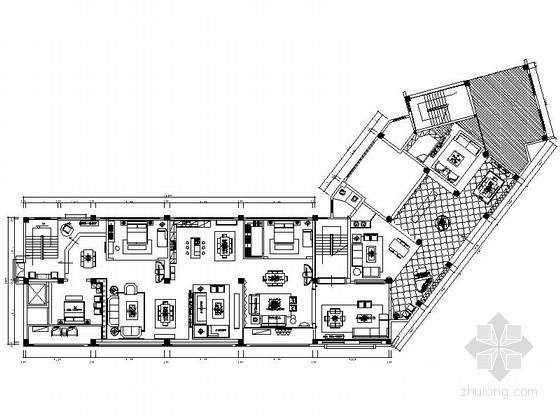 意大利家具CAD图块资料下载-[浙江]某时尚家具专卖店室内设计施工图