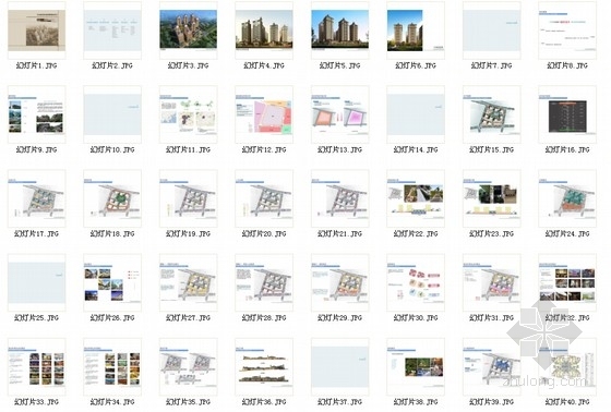 [重庆]简欧式豪华住宅区规划设计方案文本-总缩略图 