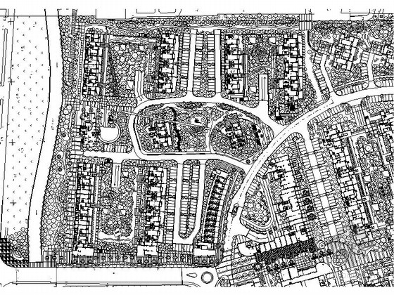 青岛广场施工图资料下载-[青岛]魅力新城居住区景观规划设计施工图
