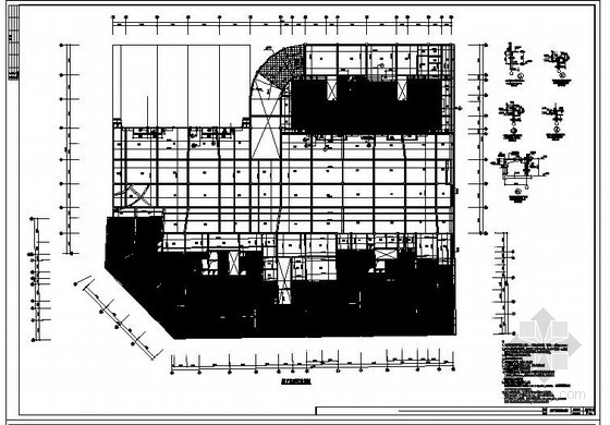 拆迁安置房建筑结构资料下载-温州某拆迁安置房框剪结构设计图