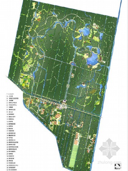 国家森林公园建设规划资料下载-[上海]国家森林公园总体规划设计