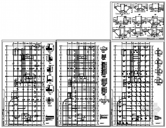 筏板构造详图资料下载-某筏板基础节点构造详图