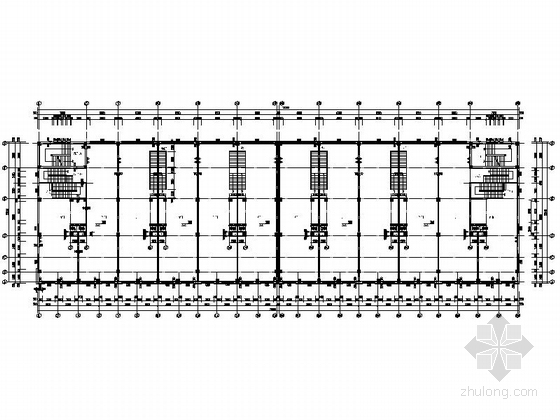 [吉林]6层中式风格高档公寓设计施工图-6层中式风格高档公寓设计平面图