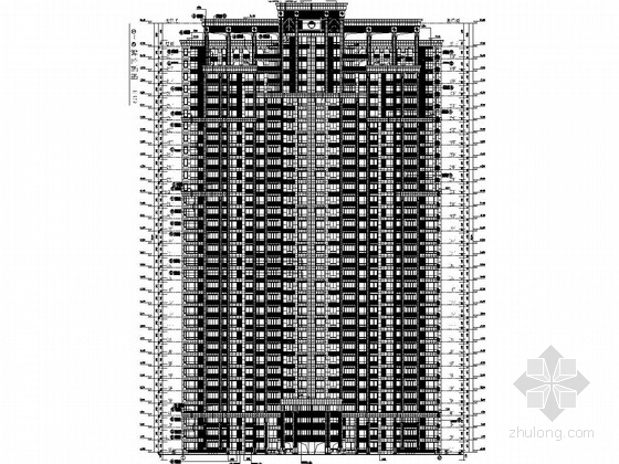 施工总平dwg资料下载-33层剪力墙结构高层住宅楼结构施工图（23000平）