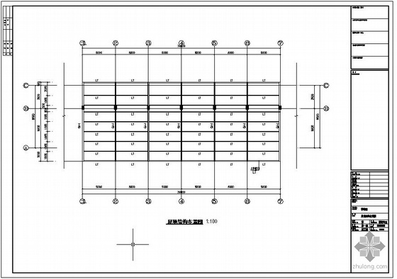 钢结构单柱车棚施组资料下载-某钢结构停车棚结构设计图